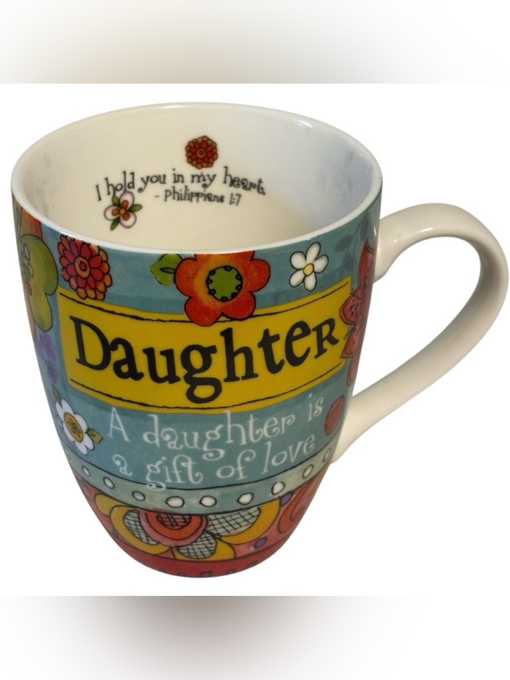 DIVINITY Sue Zipkin “Daughter” Mug Religious Christian Xmas Gift Stocking Stuffe